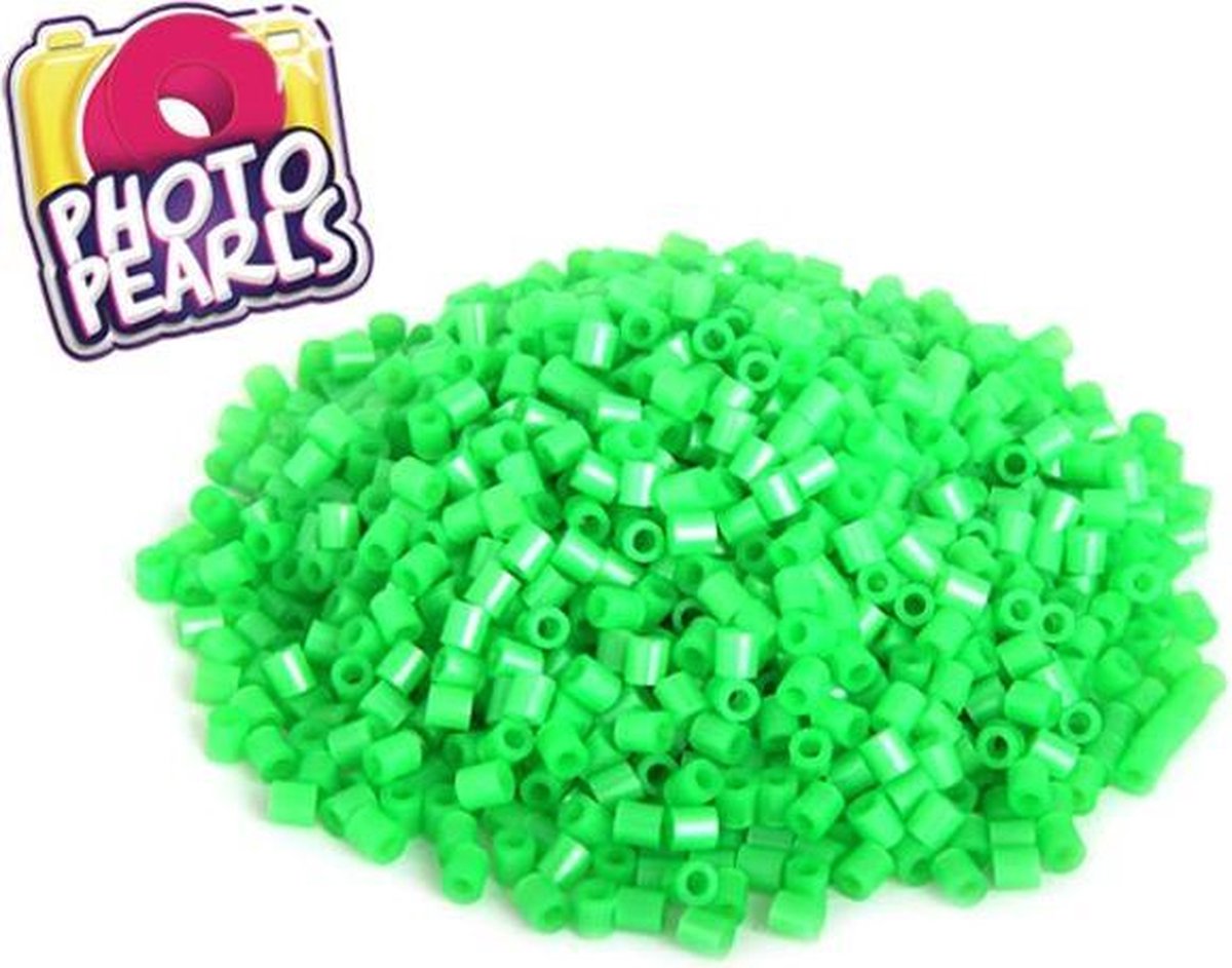 20 verschillende kleuren strijkralen in zakjes van 1100 stuks - MET 2 GRATIS GRONDPLATEN EN STRIJKPAPIER - Photo Pearls - Alle kleuren - Per los zakje geleverd - strijkkraal - diverse kleuren - kraaltjes - Goliath -Knutselen - Kinderkraaltjes