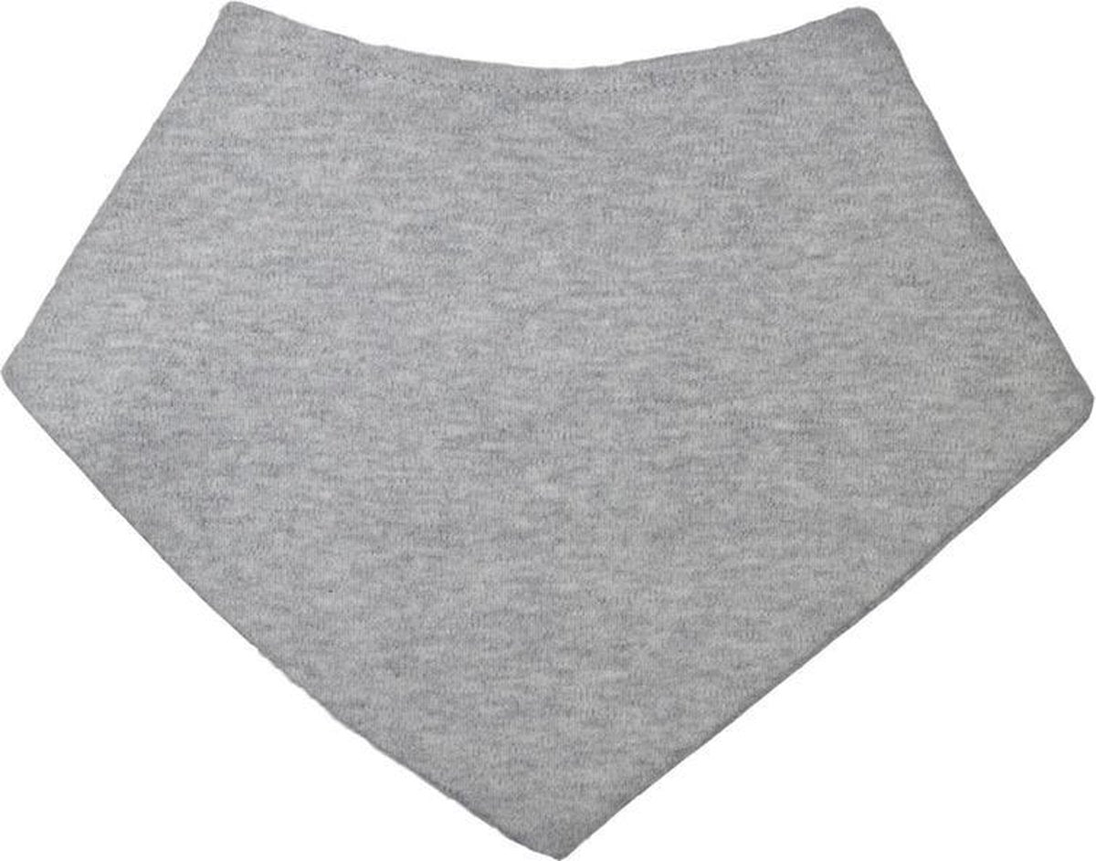 Soft Touch Slabbetje Bandana 20 X 40 Cm Grijs