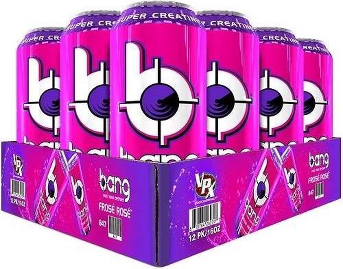 Bang Energy Drink RTD 12x 500ml Frose Rose