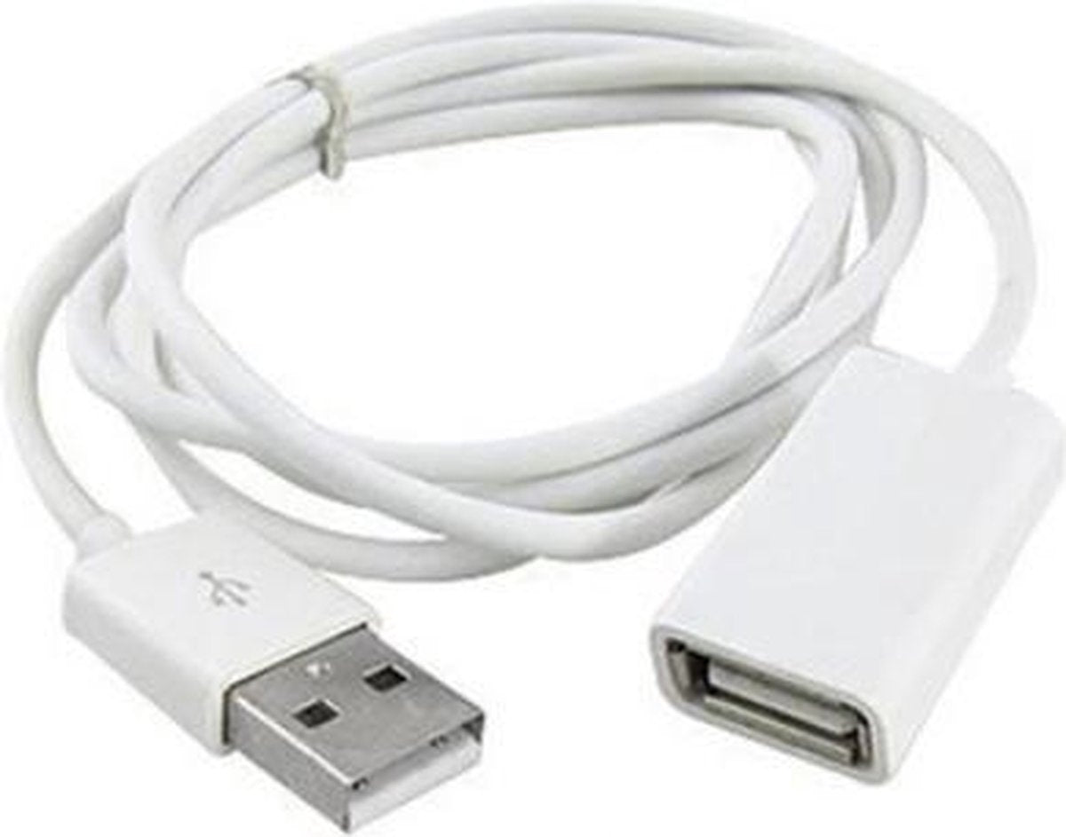 USB verlengkabel wit (1
