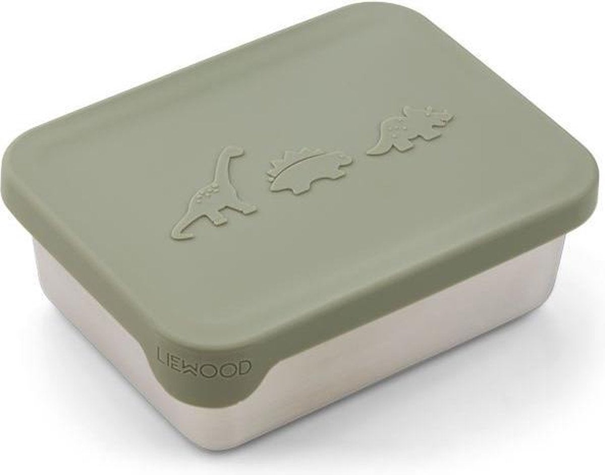 Ako Snack Box  Dino Faune Green | Liewood