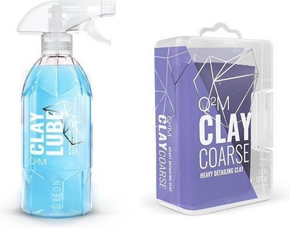 GYEON Q²M Claylube 400ml + ClayCoarse 100gr