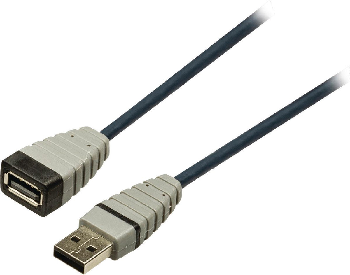 Bandridge - USB 2.0 Verlengkabel - Grijs - 2 meter