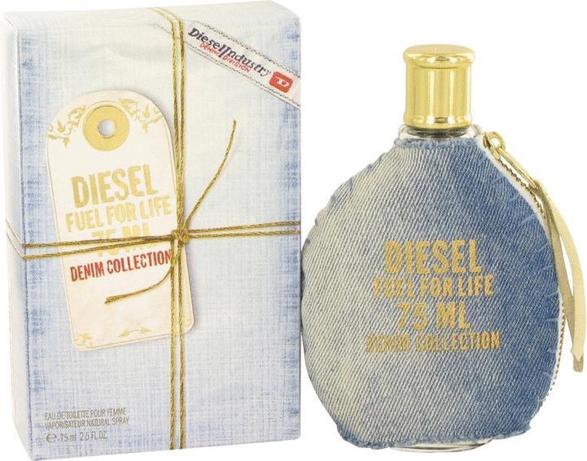 Diesel Fuel For Life Denim Eau De Toilette Spray 75 Ml For Women