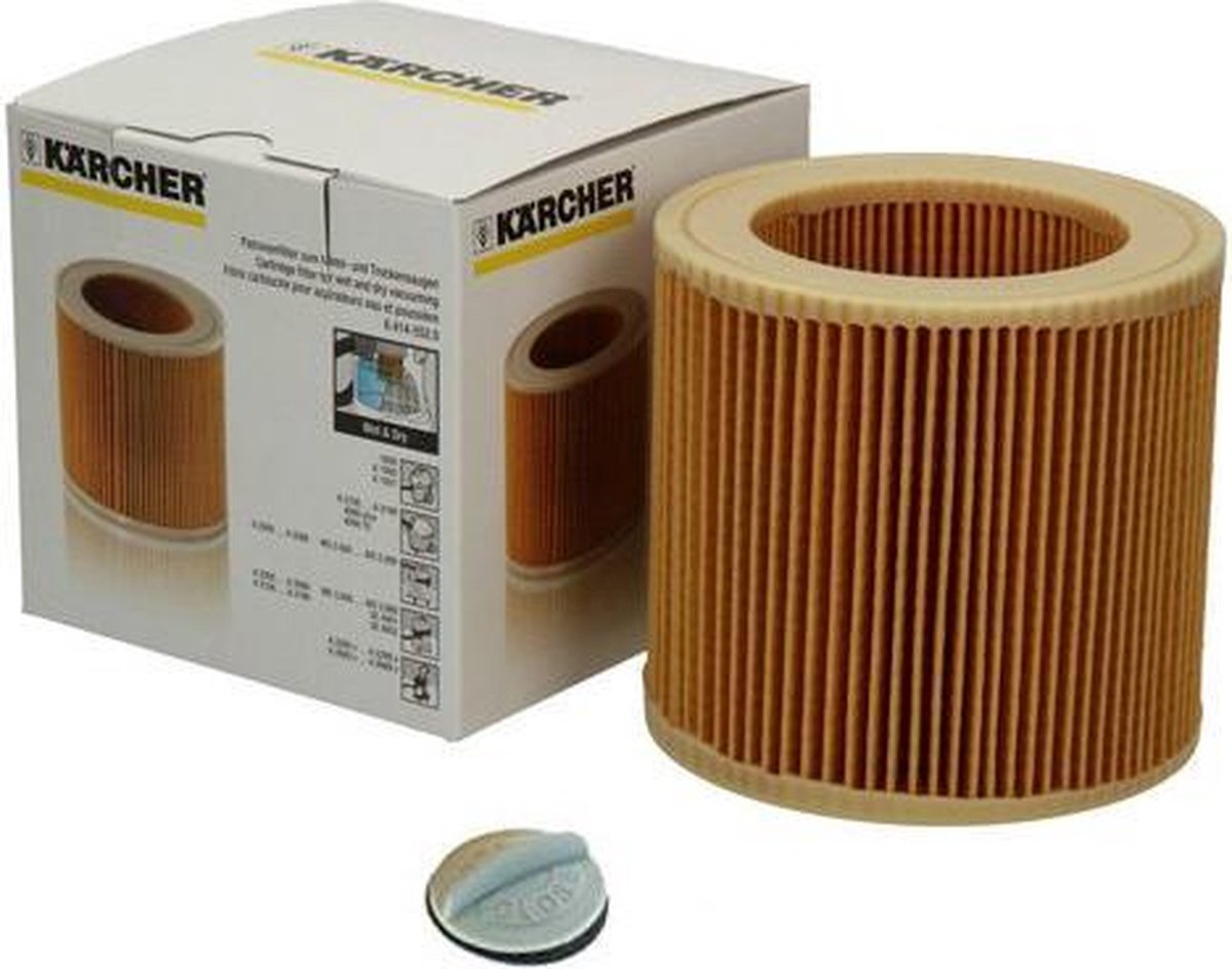 Karcher filter patroonfilter stofzuiger - 123 x 123 x 115 mm - origineel karcher oa. A2054