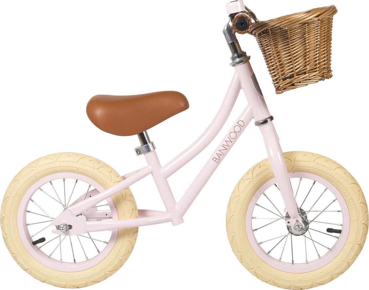 Loopfiets first go pink - Banwood