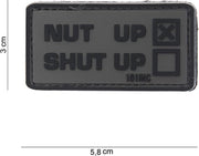 Embleem 3D PVC Nut Up grijs