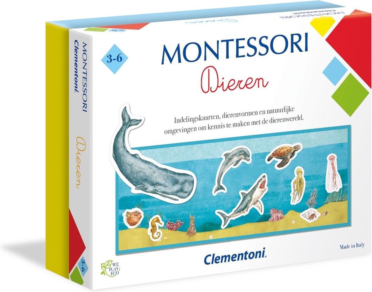 Clementoni - Dieren Montessori - Educatief spel