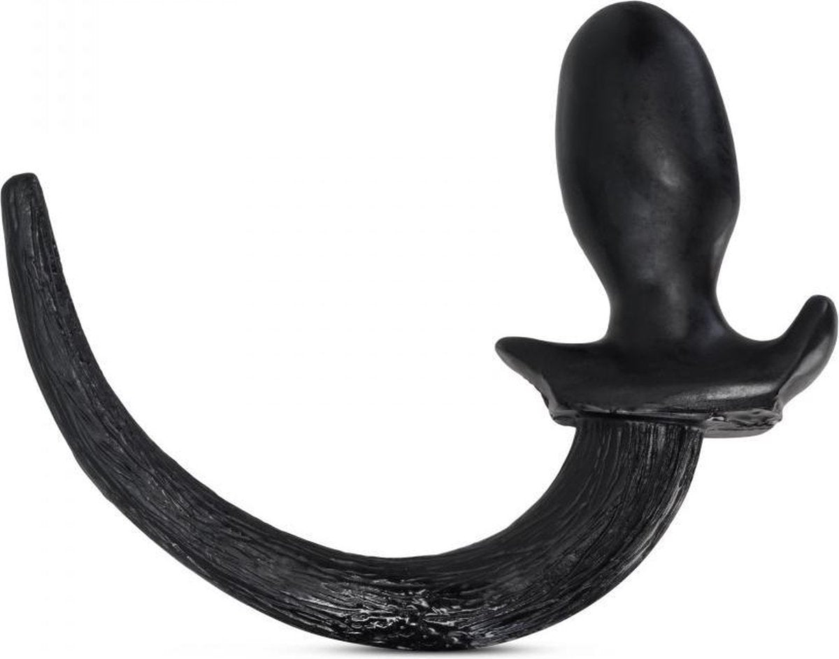 XXLTOYS - Wiffie - Plug - Inbrenglengte 9 X 4.5 cm - Black - Uniek design Buttplug - Stevige Anaal plug - Made in Europe