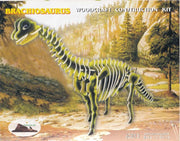 3D puzzel bouwpakket Dino Brachiosaurus + Dimeterodon in kleur
