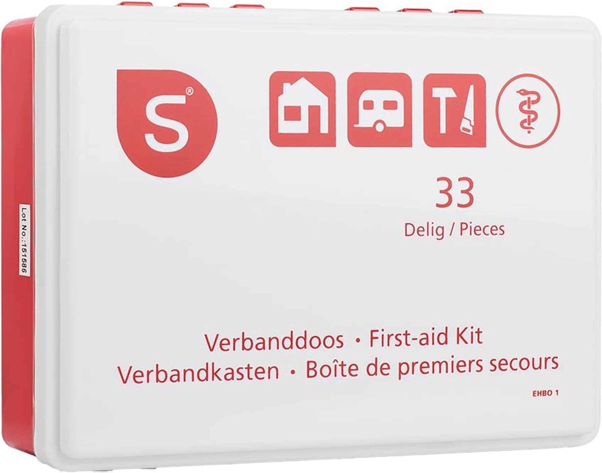 Smartwares EHBO1 Verbanddoos - Verbandtrommel-33-delig