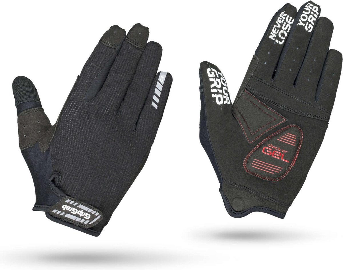 GripGrab SuperGel XC Touchscreen Full Finger Fietshandschoenen Unisex - Maat L