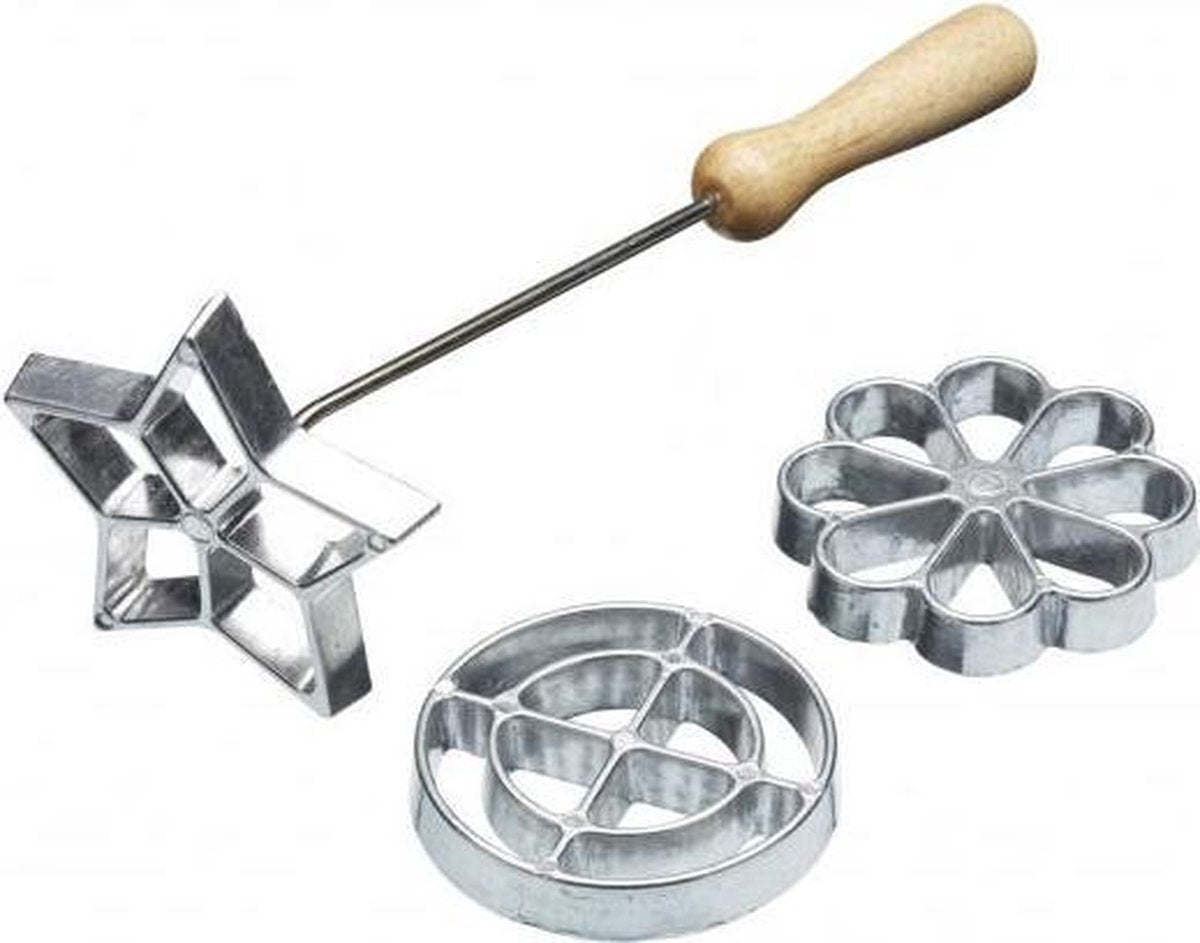 Kitchencraft Rozet Ijzer 28 Cm Staal  4-Delig