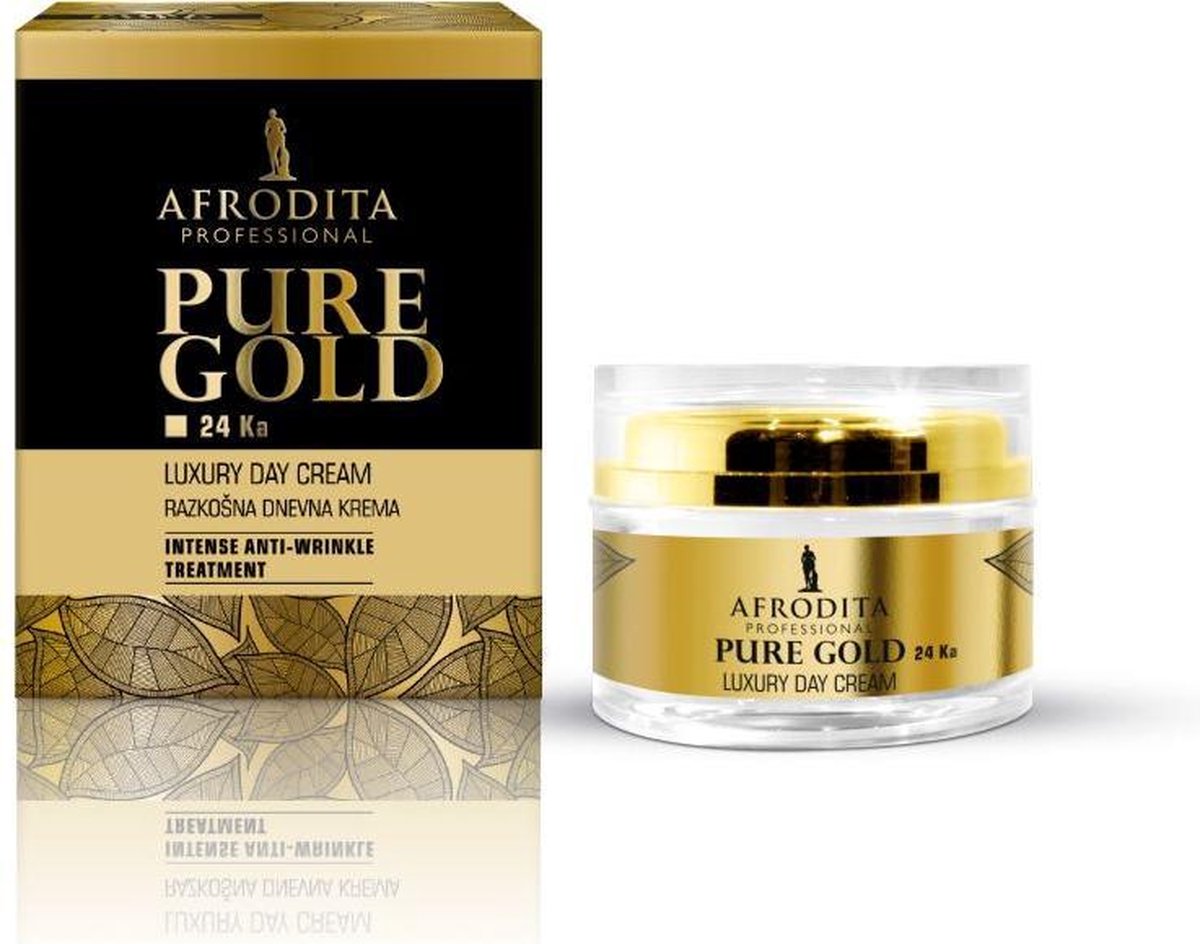 AFRODITA Pure Gold 24 Ka Luxe Dagcrème - 50 ml