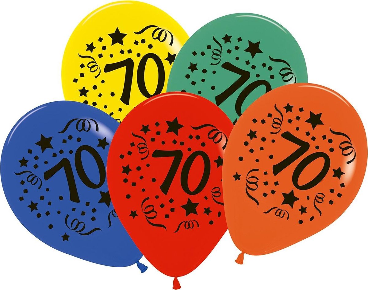 Tib Ballonnen Cijfer 70 30 Cm Latex 7 Stuks