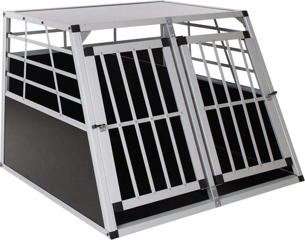 Topmast Autobox Aluminium 104 x 91 x 70 cm Dubbeldeurs