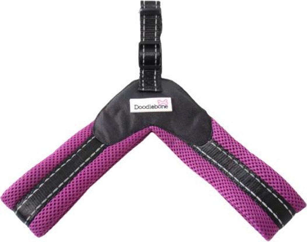 Doodlebone Hondentuigje Boomerang 66-73 Cm Airmesh Paars