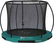 Etan Hi-Flyer Trampoline Inground met net - Ø 305 cm / 10 ft - incl. Veiligheidsnet - Uv-bestendig Randkussen - Groen - Rond