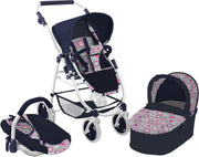 Koets - Poppenwagen 3 in 1 - Cirkels
