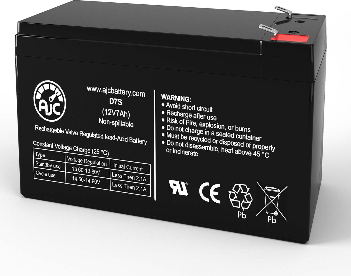 APC Smart-UPS SC 1000VA SC1000 12V 7Ah UPS Noodstroomvoeding Accu - Dit is een AJC® Vervangings Accu