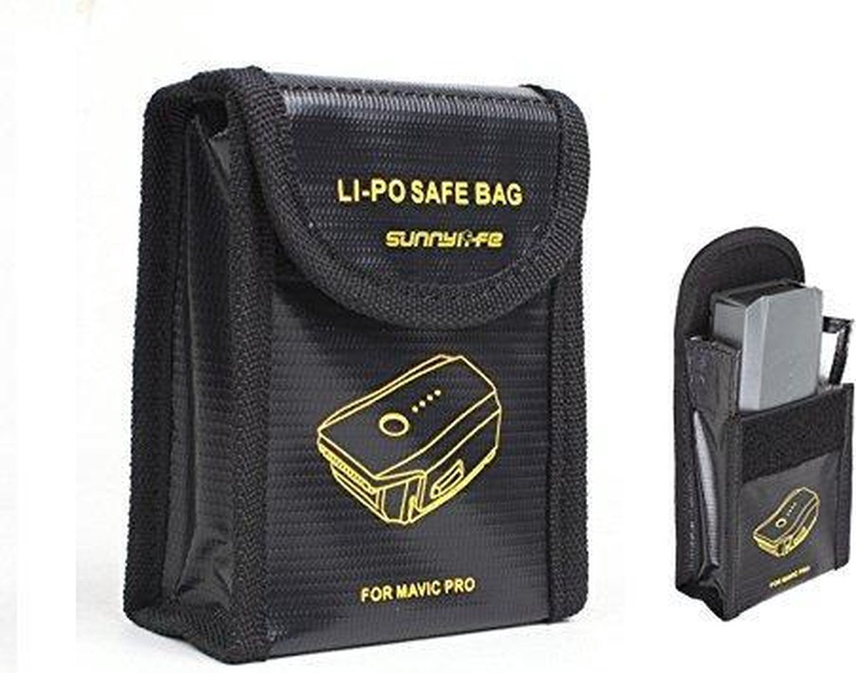 50CAL DJI Mavic Pro / Platinum LiPo battery accu safety bag (1 accu)