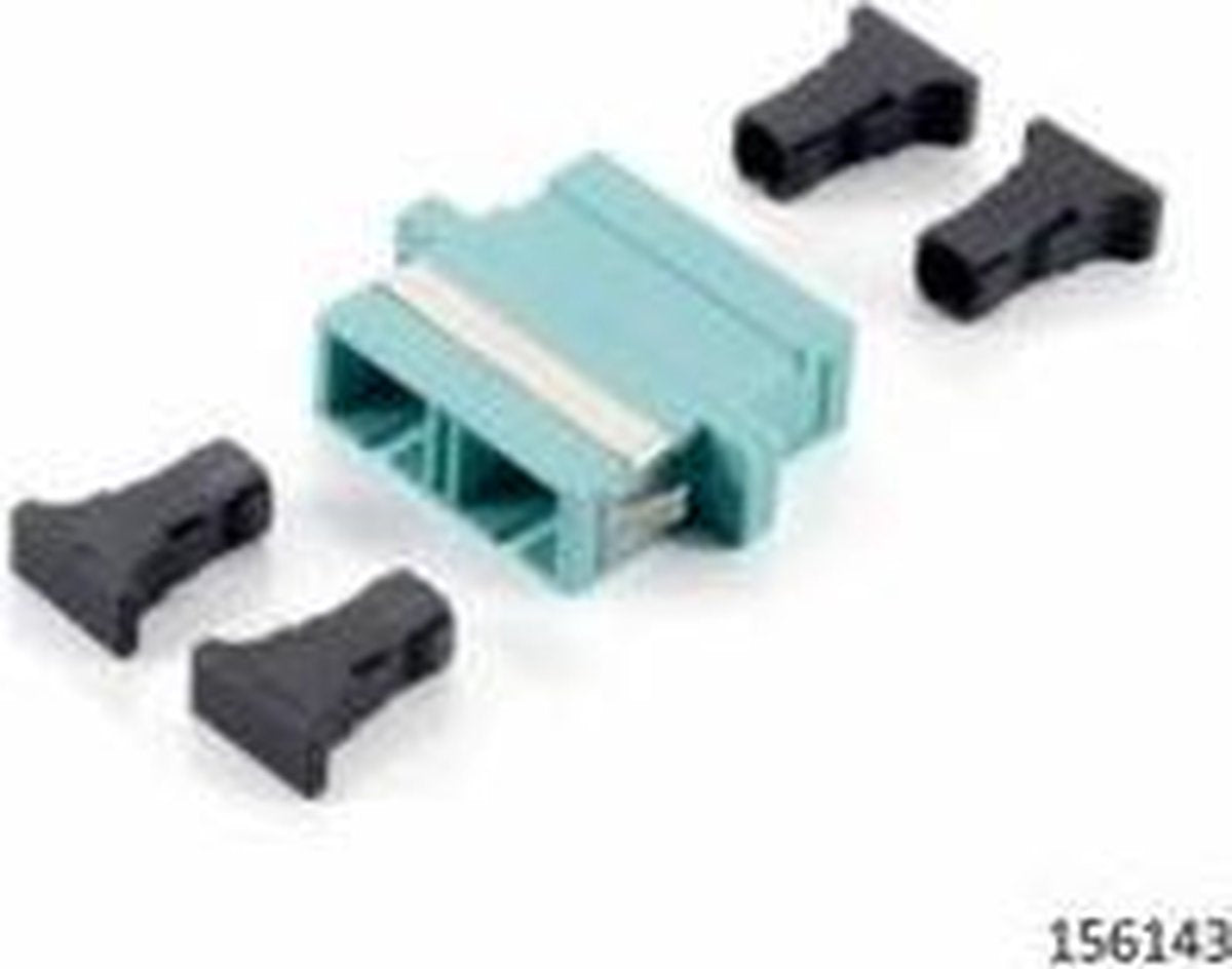 Equip 156143 glasvezeladapter SC Turkoois 12 stuk(s)