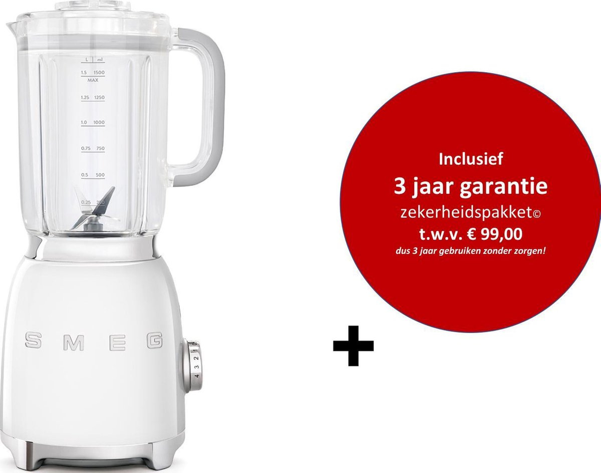 Smeg BLF01WHEU MkIII - Blender - Wit