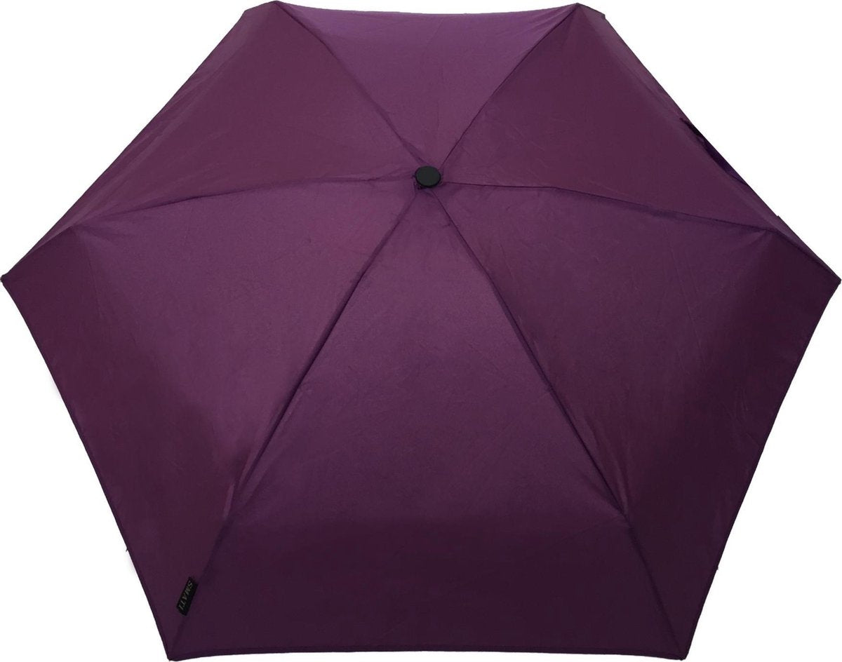 Smati Couleurs  Opvouwbare Paraplu - Mini - Manueel - ø 90 cm - Couleurs   Paars