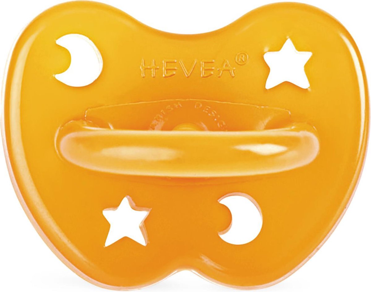 Hevea Speen - Klassiek - 3-36 Maanden - Ster en Maan