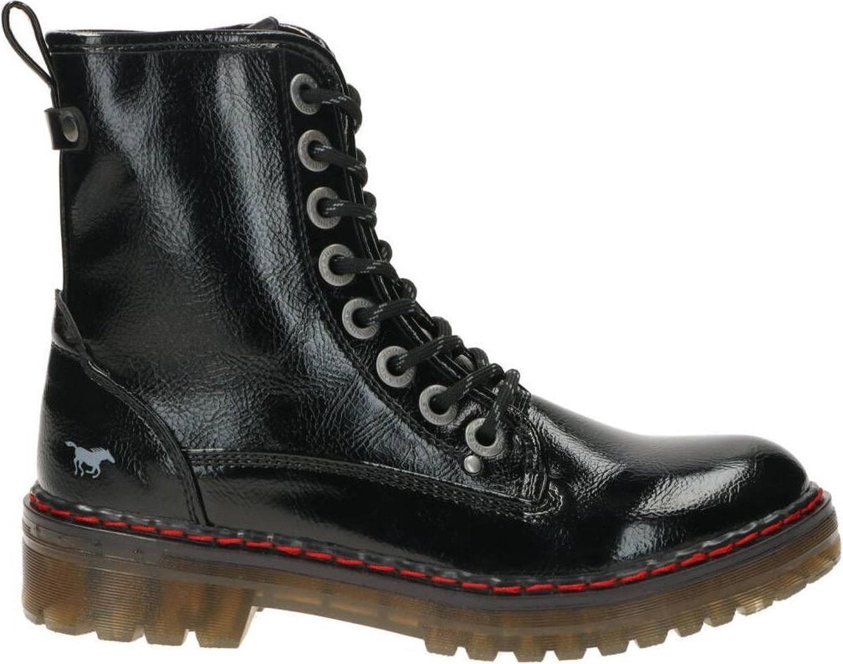 Mustang Veterboot  Zwart