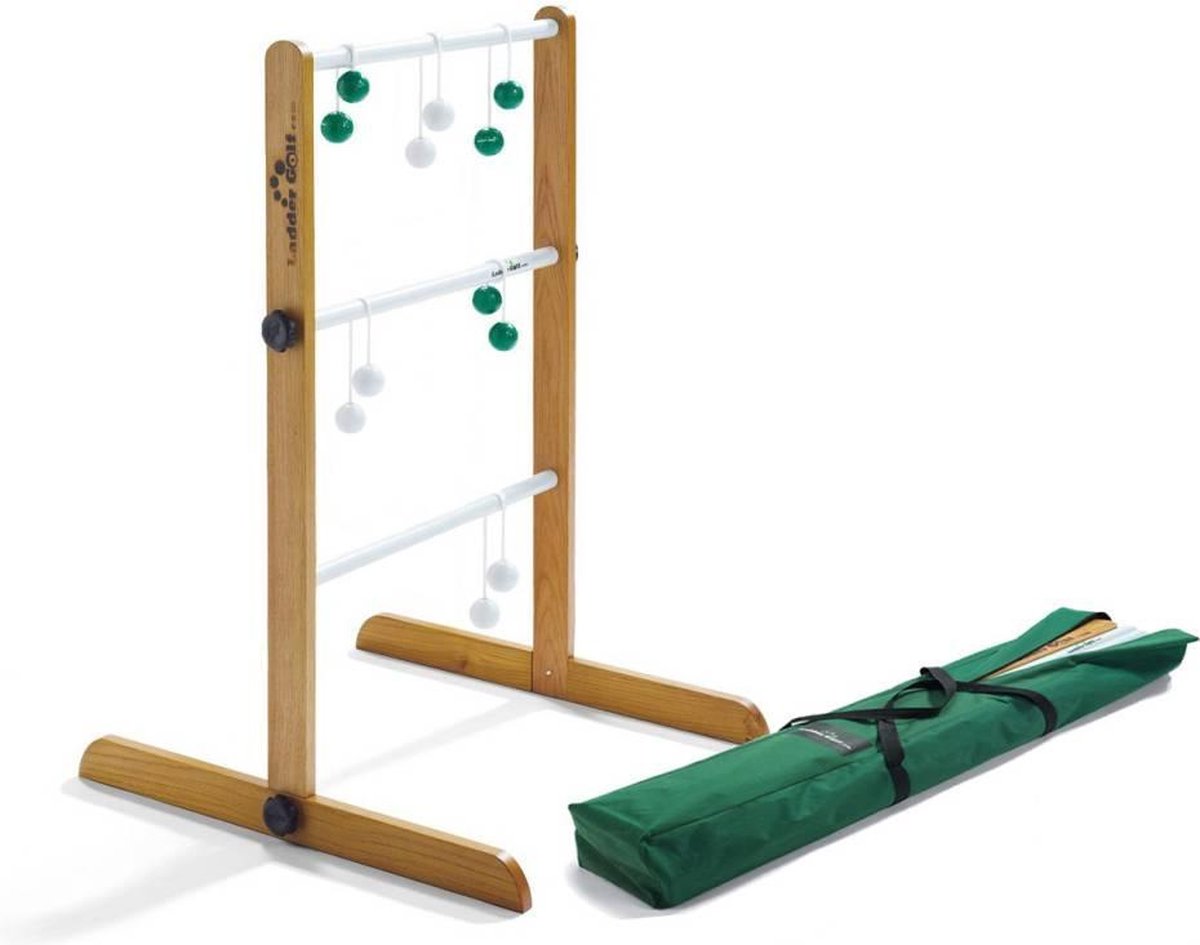 Werpspel Laddergolf Set Professioneel - Witte & Groene bolas - Uit de USA
