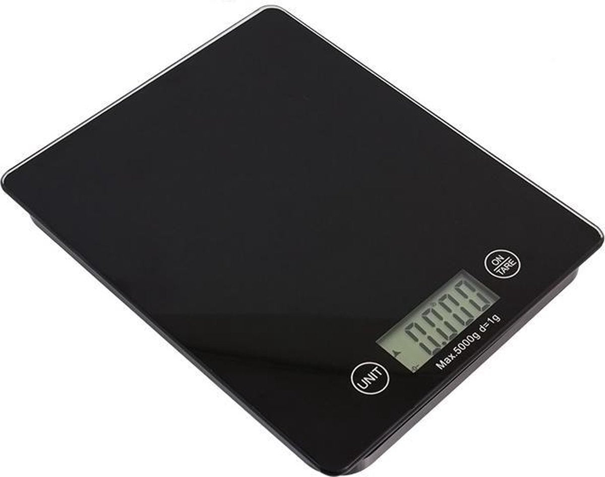 Brauch Keukenweegschaal Digitaal 5kg - Zwart