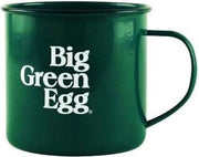 Big Green Egg  vintage geëmailleerde mok