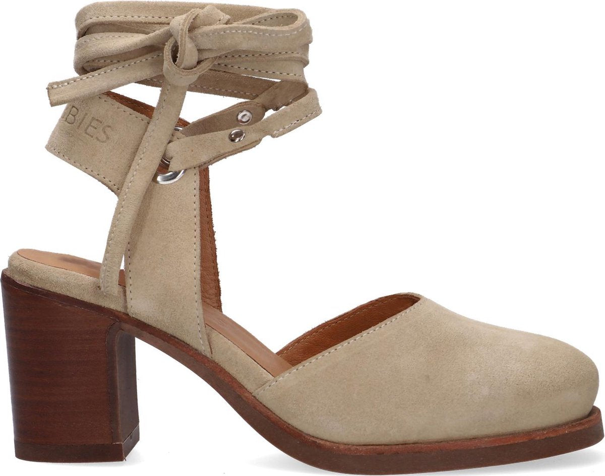 Shabbies 163020089 Sandalen - Dames - Beige - Maat 39