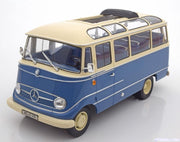 Mercedes-Benz O319 Bus 1960 (Blauw/Wit) (27cm) 1/18 Norev - Modelauto - Schaalmodel - Model auto - Miniatuurautos - Miniatuur auto