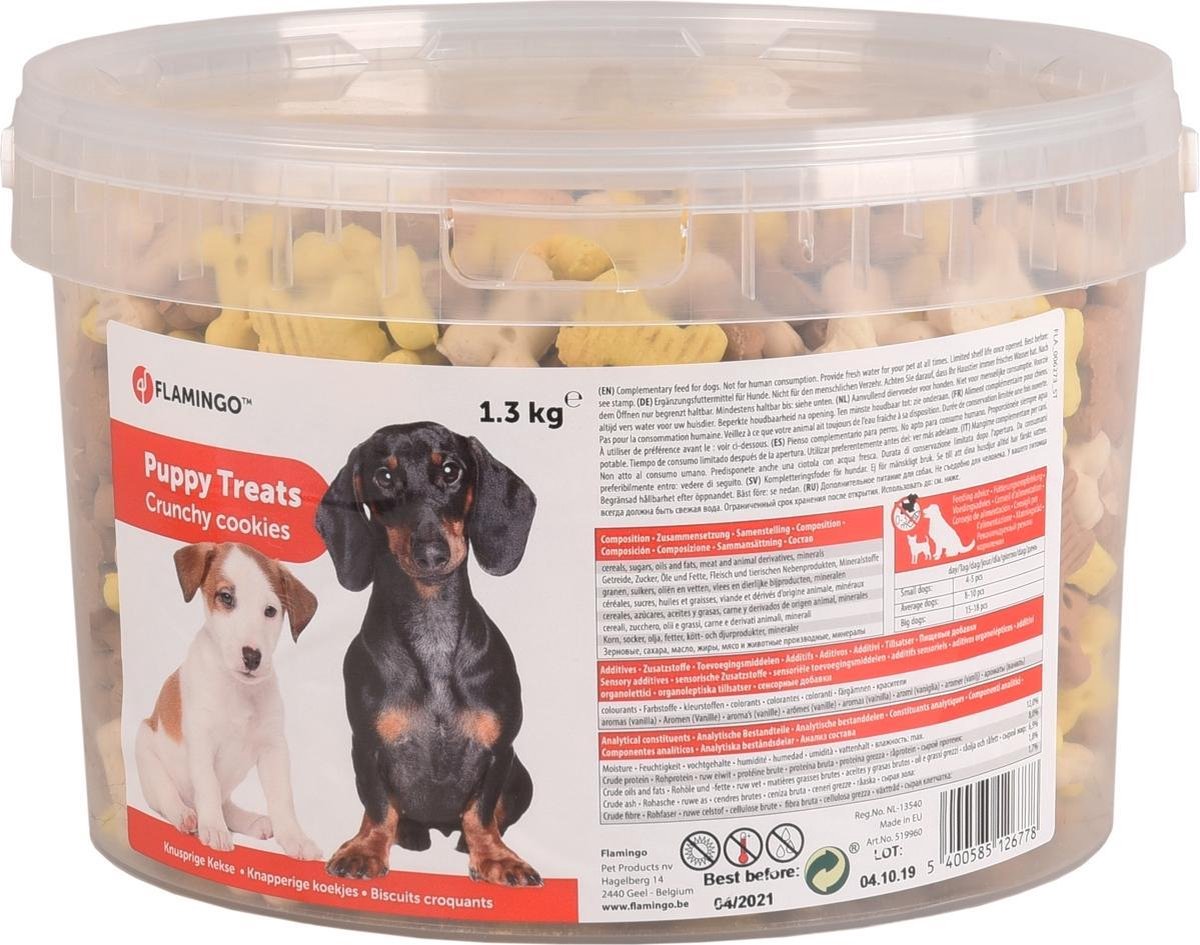 Hondensnack Koekjes Crunch Puppy Treats 1300 gr - 1300 gr
