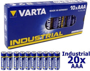 20 Stuks - LR03 AAA 4003 Varta Industrial alkaline