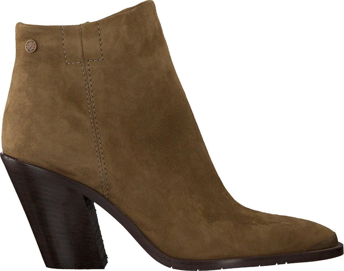 Notre-V Ai42a Enkellaarsjes - Enkelboots - Dames - Taupe - Maat 37