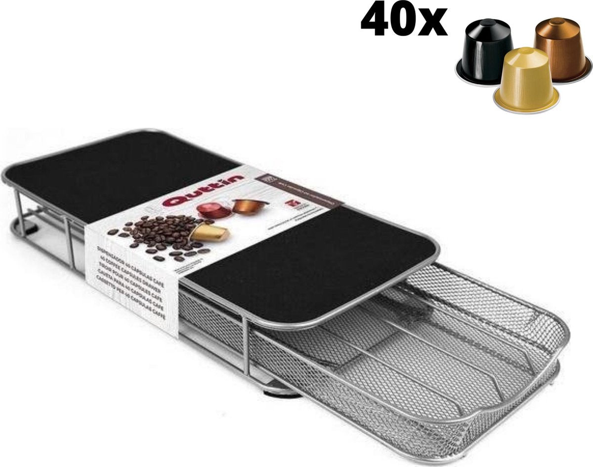 Koffie Nespresso Capsulehouder 40 capsules Houder Koffiezetapparaat - voor (N)espresso - Anti Slip - Mooi Design