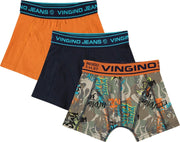 Vingino jongens boxershorts 3-Pack Denim King 72502  - 140