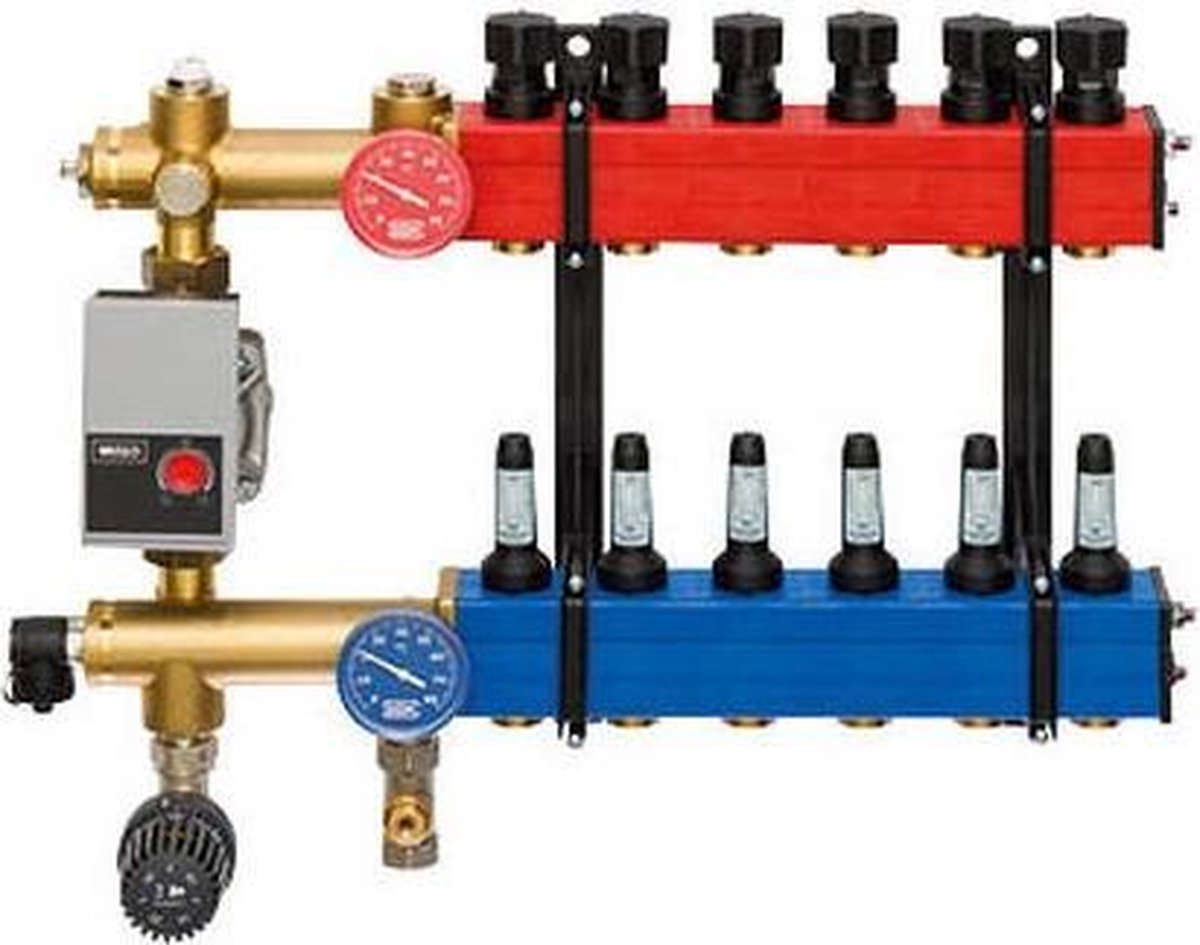 Nathan Komfort 4800 verdeler 10-145 l/u. met e-pomp 4-groeps