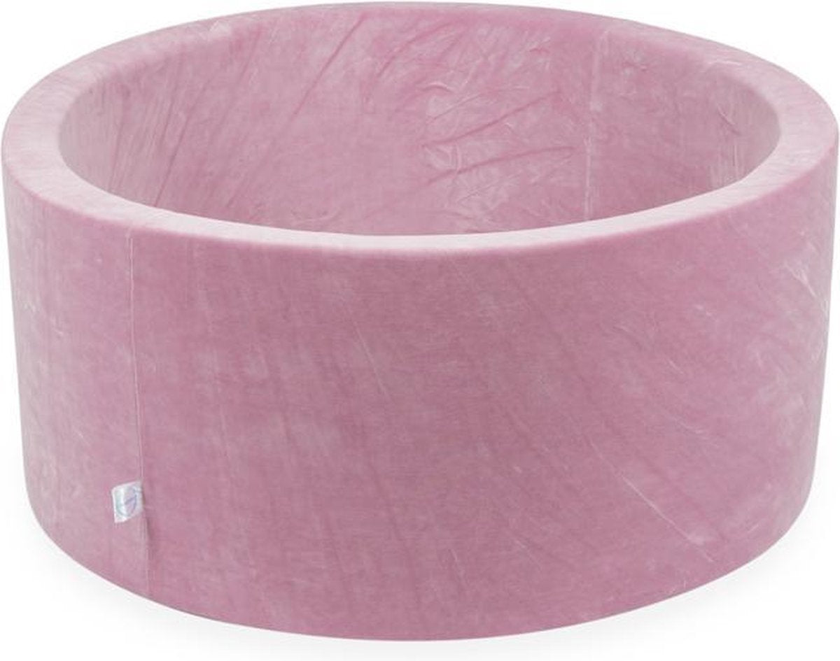 Ballenbak XL Rond 90x40 Soft Velvet Pink Moje