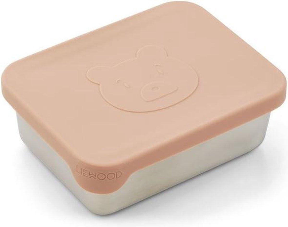 Ako Snack Box  Mr Bear Rose | Liewood