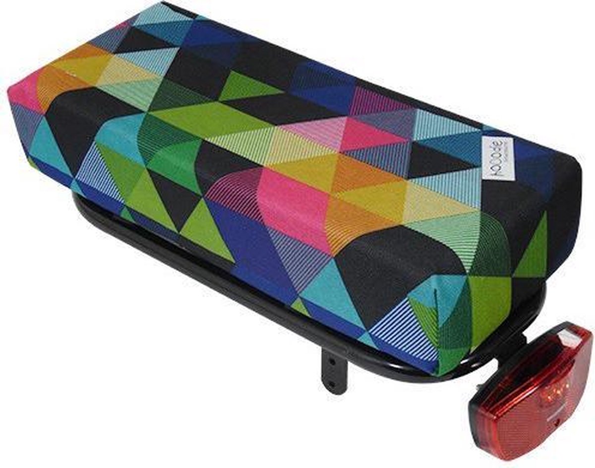 HOOODIE Big Cushie Colored Triangles