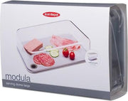 Mepal - Stolp Modula large - 4500 ml - wit - inclusief snijplank - zicht op inhoud - bewaardoos