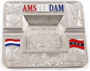 Asbak Vierkant Amsterdam Compilatie Zilver - Souvenir