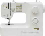 Minerva M320 - vrije arm naaimachine - 34 steek programma's en accesoires  - Wit