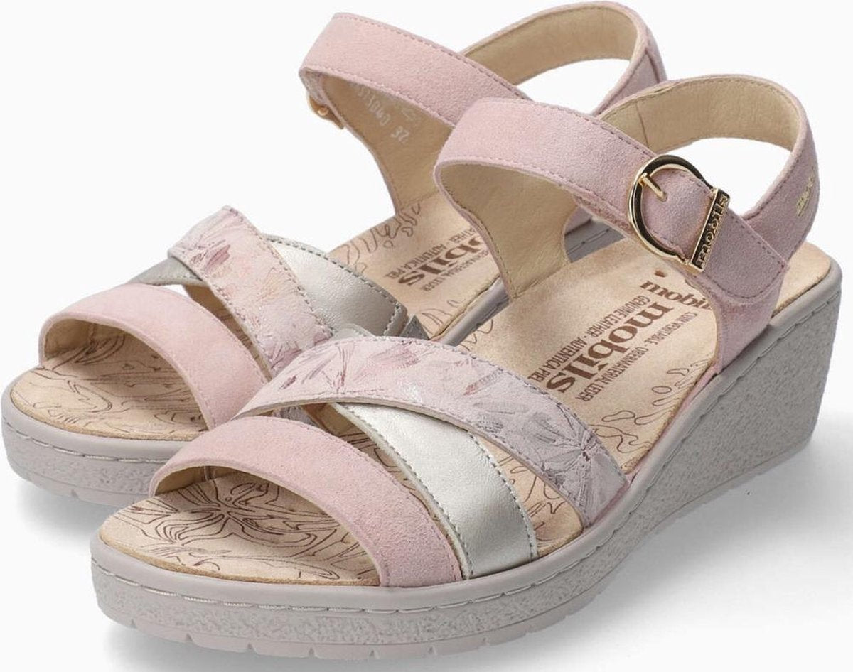 Mobils by Mephisto PIETRA dames sandaal - roze - breed leest - maat 40