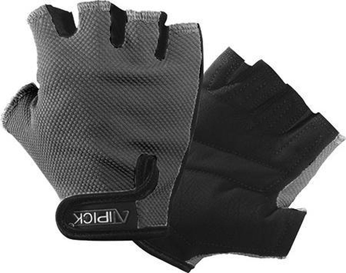 Atipick Fitnesshandschoenen At-fluor Polyester Grijs Maat M
