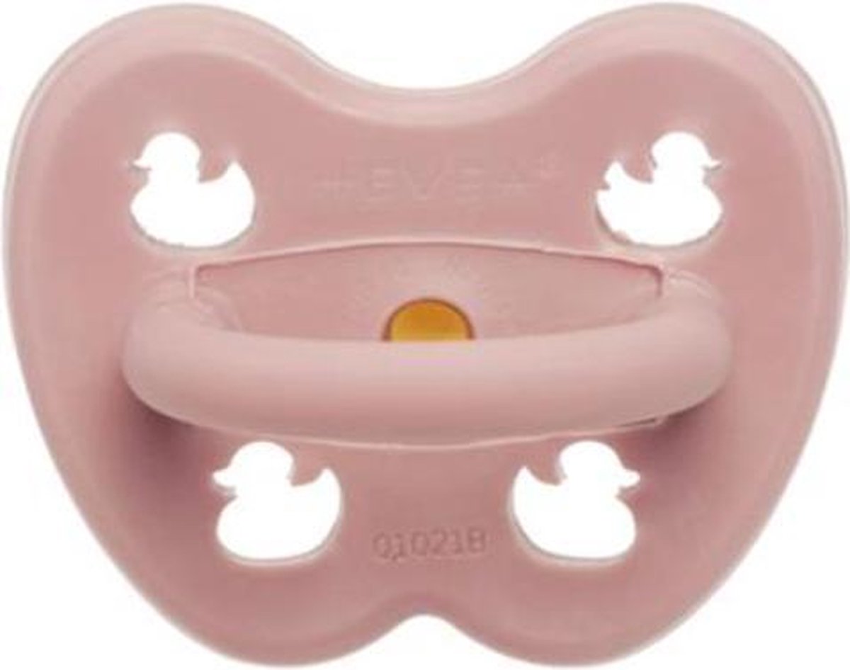 HEVEA | Speen Orthodontisch | Baby Blush | 3-36 maanden | Natuurrubber